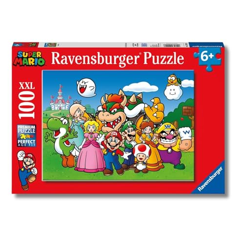 Ravensburger - Puzzles XXL Super Mario | Puzzle 6 Años O Más | Regalo Niño 6 Años O Más De 100...